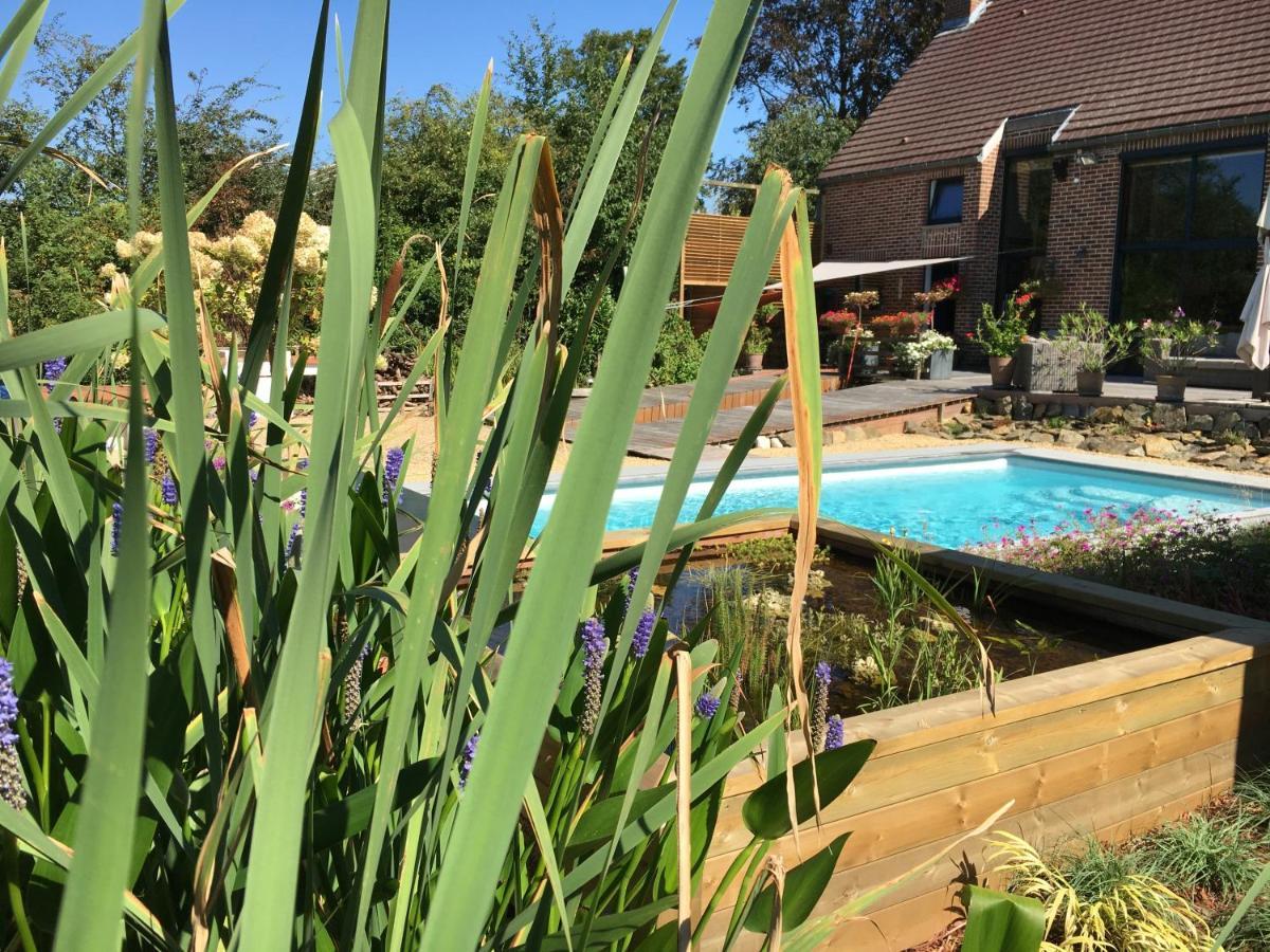 La Chambre Du Chemin Vert : Spa Piscine Sauna Jodoigne Exteriör bild